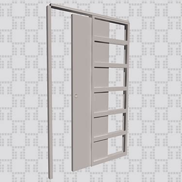 Скрытая дверь раздвижная в стену в салоне итальянской мебели MERCURY DESIGN