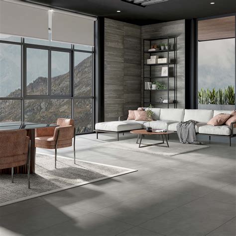 GRES PORCELÁNICO ESMALTADO LEIGHTON GRAY MATE 60X120 CM GRES