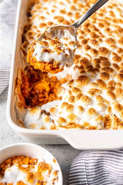 Sweet Potato Casserole with Marshmallows - House of Nash Eats