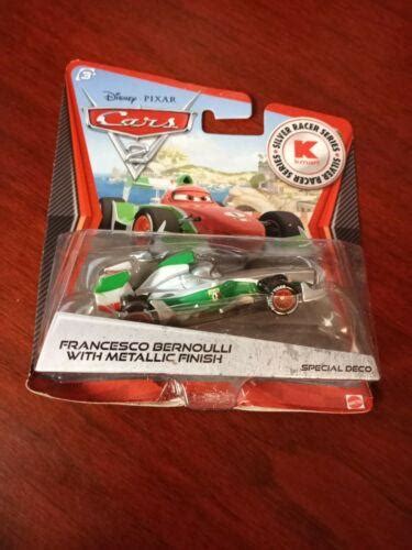 Disney Pixar Cars 2 Francesco Bernoulli Metallic Silver Racer 4243468157