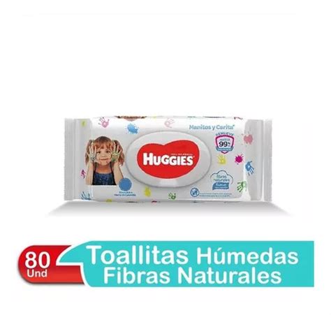 Toallitas Húmedas Huggies Fibras Naturales Manitos Y Caritas Mercadolibre