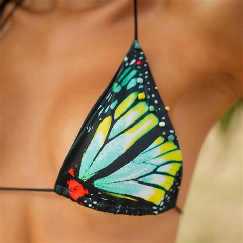 Butterfly Bikini Set Two Piece Bikini Tie Bikini Sexy Bikini Women S