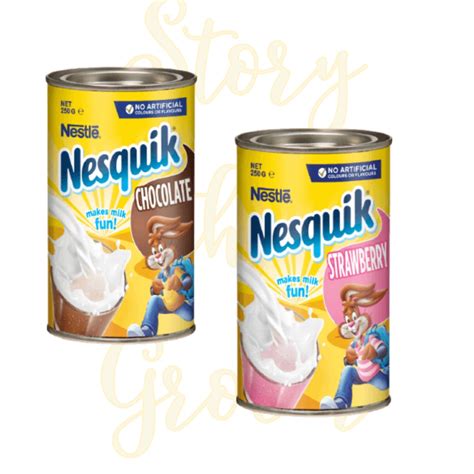 Nesquik Chocolate Strawberry Can 250g Shopee Malaysia