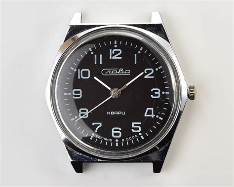 Automatic soviet SLAVA watch with quartz movement – SovietWatchStore.com