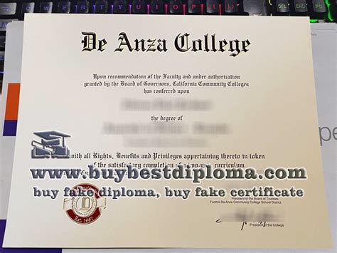 Superb Tips about Getting Fake De Anza College Diploma