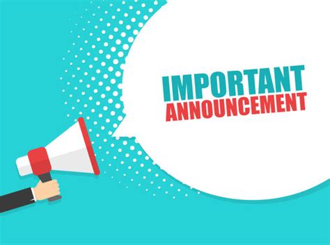 Important Announcement Clip Art