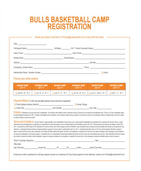 FREE 10 Basketball Evaluation Form Samples In MS Word PDF