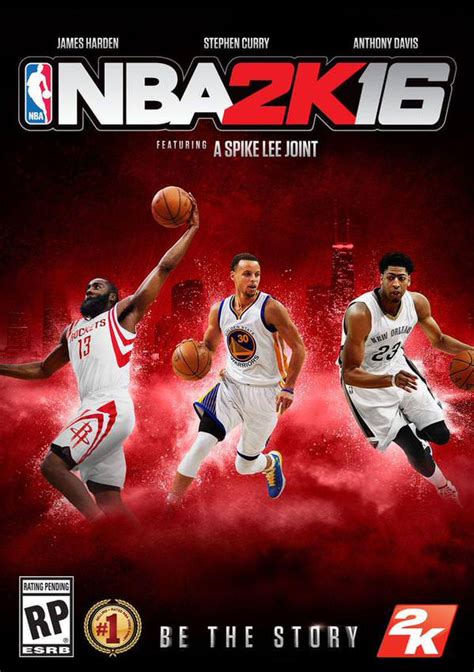 #NBA2K16 Official Cover : Anthony Davis, Stephen Curry & James Harden ...