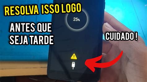 Celular Carregando O TRIANGULO AMARELO Ou VERMELHO Resolva Isso