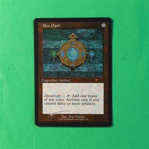 Mox Opal Secret Lair Drop Sld Foil Mtg Proxy Magic The Gathering