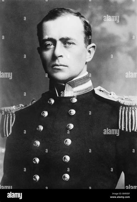 Vintage Portrait Photo Of British Royal Navy Officer And Polar Explorer