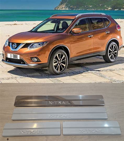Накладки на пороги Нержавейка для NISSAN X-Trail T32 2015- купить по ...