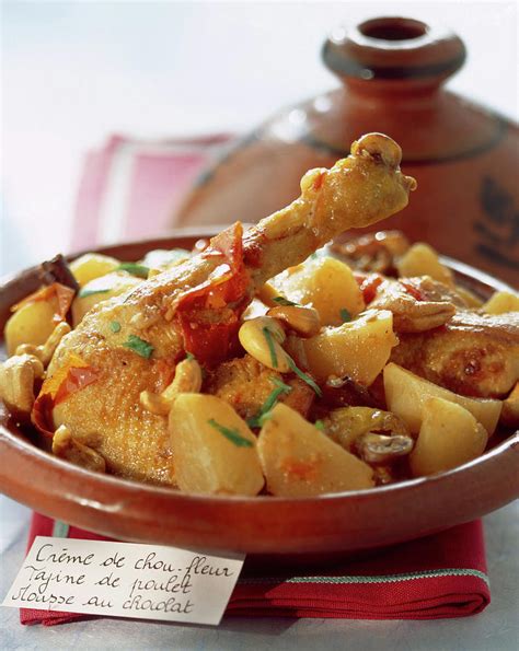 Tajine De Poulet Aux Navets Chicken And Turnip Tajine Photograph By