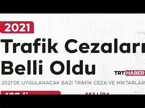 Traf K Cezalari Bell Oldu Te Detaylar Youtube