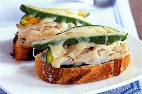 Open Grilled Chicken Avocado And Mozzarella Sandwich Recipe