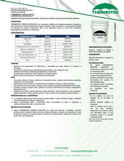 Hoja Tecnica Thermotek Pbs Primario Asfaltico Base Solvente