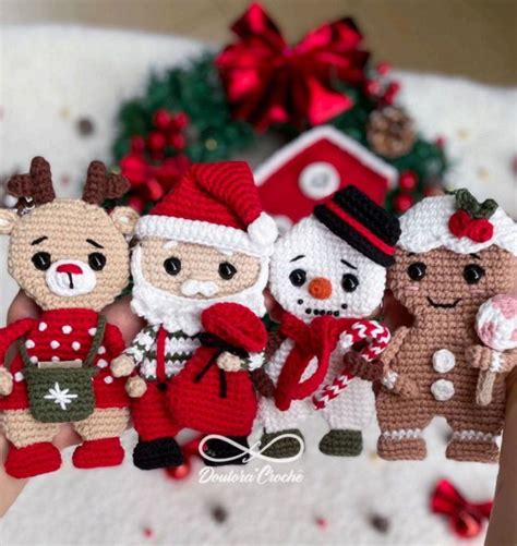 Receita Enfeites De Natal Amigurumi Pdf Elo Produtos Especiais