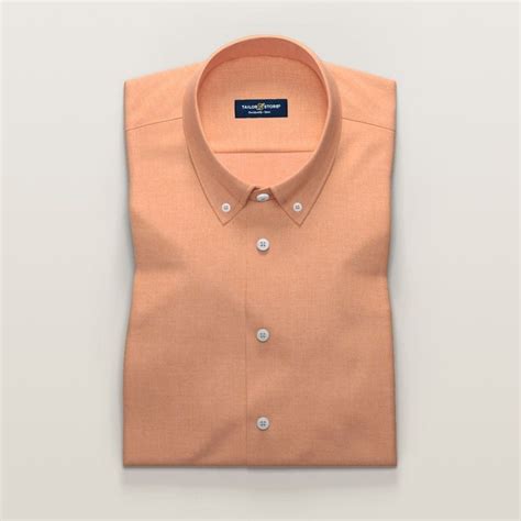 Orange Business Casual Shirt Tailor Store®