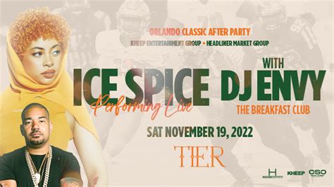 ICE SPICE + DJ ENVY Tickets at Tier Nightclub in Orlando by Tier ...