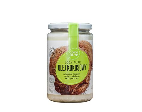 Olej Kokosowy Nierafinowany Pure CocoFarm 640g E Superfood Pl