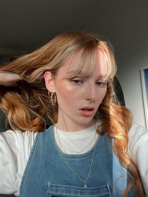 Blonde Bangs Blonde Hair With Bangs Curly Hair Photos Ginger Blonde Hair