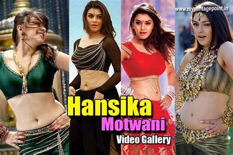 Hansika Motwani Hottest Video Gallery Collection Of Hot Videos Of Actress Hansika Motwani