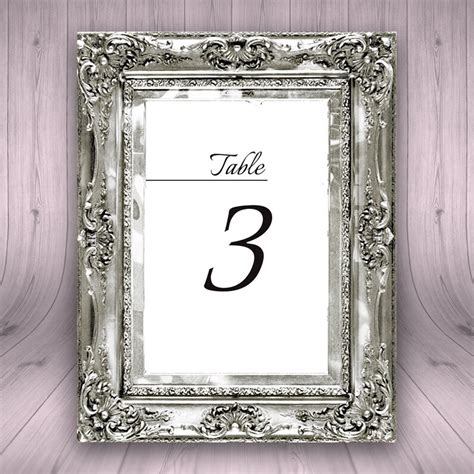 Table Numbers 4x6 Table Numbers Printable Wedding Table Numbers 1 30