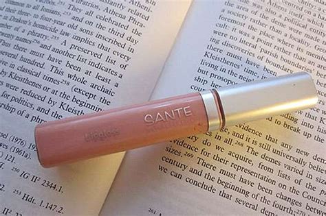 Test Lipgloss Sante Lipgloss Farbe Nude Silk Pinkmelon