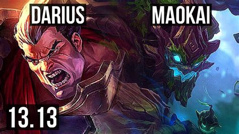 Darius Vs Maokai Top M Mastery Quadra Legendary Euw