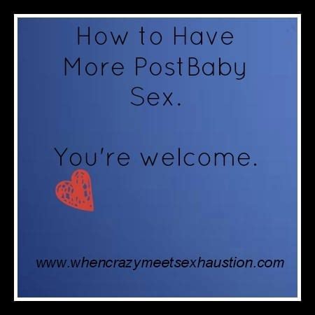 Sex After Having A Baby
