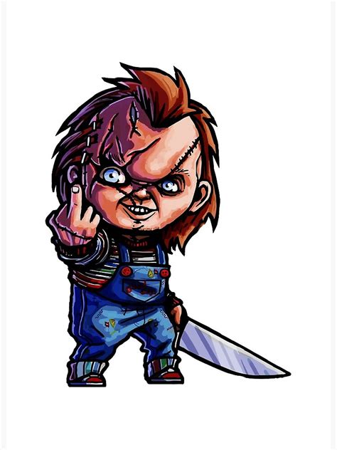 "killer chucky doll fun" Art Board Print for Sale by aliyaboyer | Redbubble