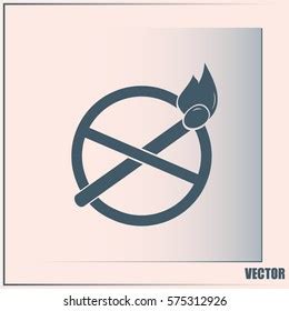 No Naked Flame Warning Sign Vector Stock Vector Royalty Free 407133871 Shutterstock