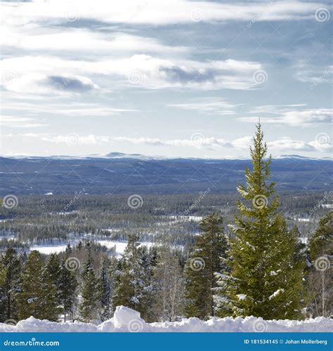 Winter Landscape, Idre in Sweden. Stock Image - Image of finnish ...