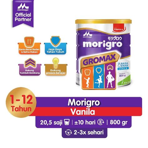 jual morigro gromax    vanilla exp  packing bubble