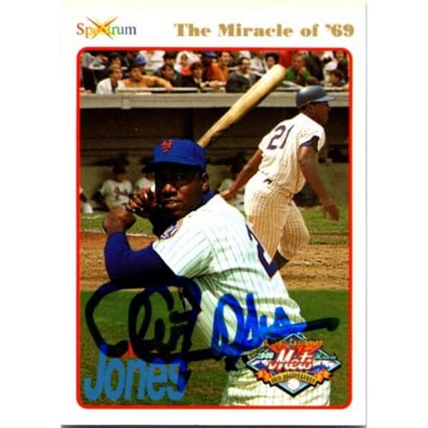 Autograph Warehouse Cleon Jones Autographed New York Mets