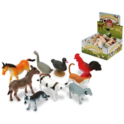 Traditional Plastic Farm Animals Set 2 Assorted Toys Toy Street Uk