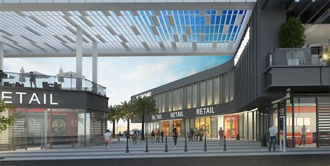 outdoor shopping mall  behance
