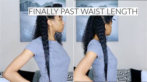 How Did I Grow My Natural Hair So Fast Finally Past Waist Length Youtube