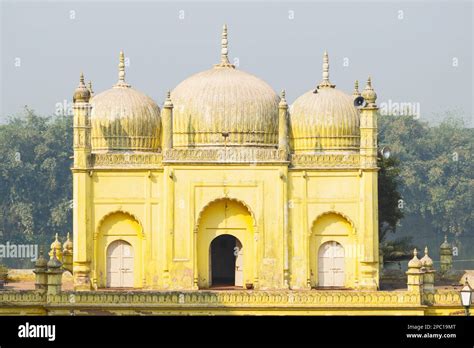 Rear View of Yellow Mosque, Built by Nawab Siraj Ud Daulah in 1757, in ...