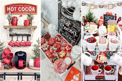 Adorable Christmas Hot Cocoa Bar Ideas Stylin By Sarita