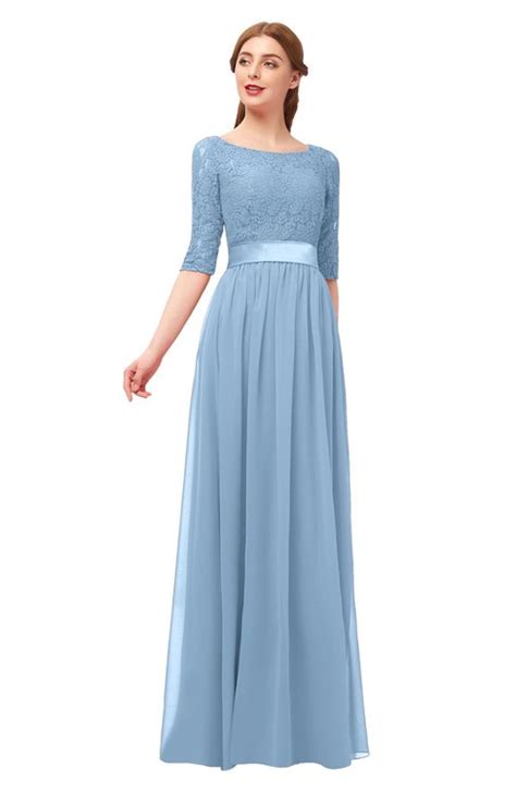 Colsbm Payton Dusty Blue Bridesmaid Dresses Colorsbridesmaid