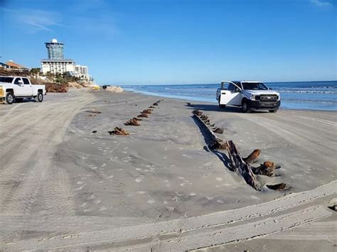 mysterious object appears  florida beach