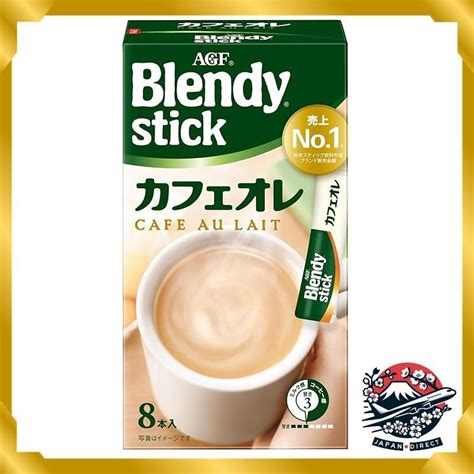 AGF Blendy Stick Cafe au Lait 8 pack x 6 boxes [Stick Coffee] [Powder ...