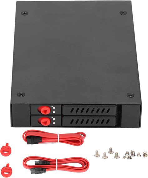 Fdit Bay SATA SSD Hot Swap Mobile Rack Gehäuse Frontplatte Diskettenlaufwerk