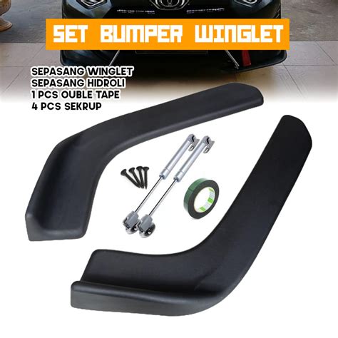 jual set lips bumper universal winglet lips bumper winglet bumper