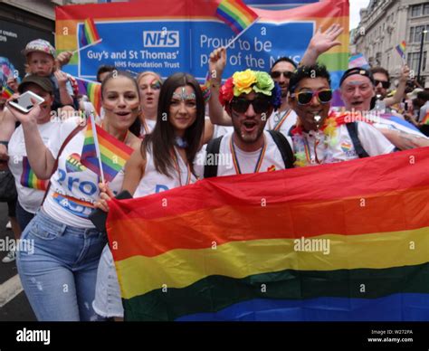 Pride Parade in London celebrates its 50th anniversary, London, UK ...