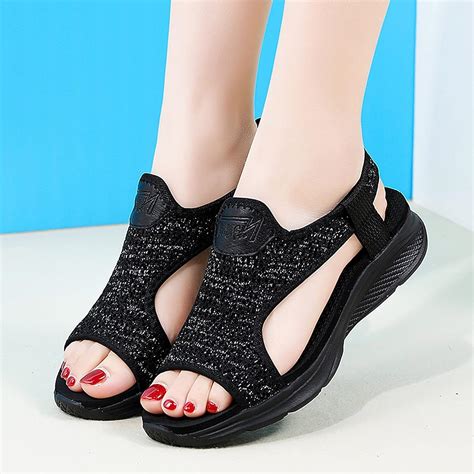 Sandalen Zum Schn Ren Damen Weite H Sandals Mit Kontrasteins Tzen