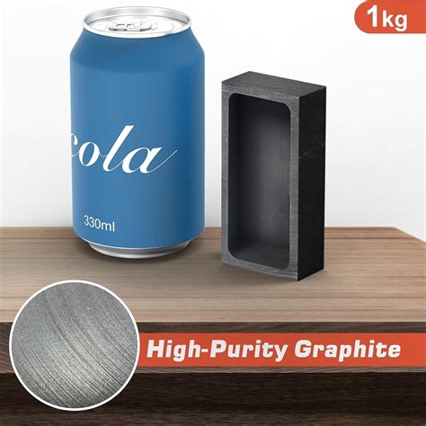 Snapklik.com : Nelyrho 2 Pieces 1kg Graphite Ingot Molds For Casting