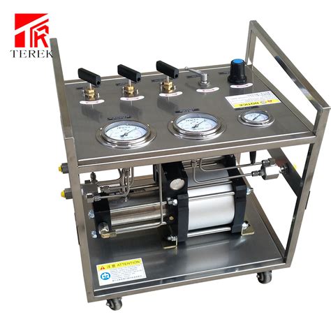 Terek Brand High Quality Pneumatic Oxygen Gas Booster Pump Unit China Pneumatic Gas Booster