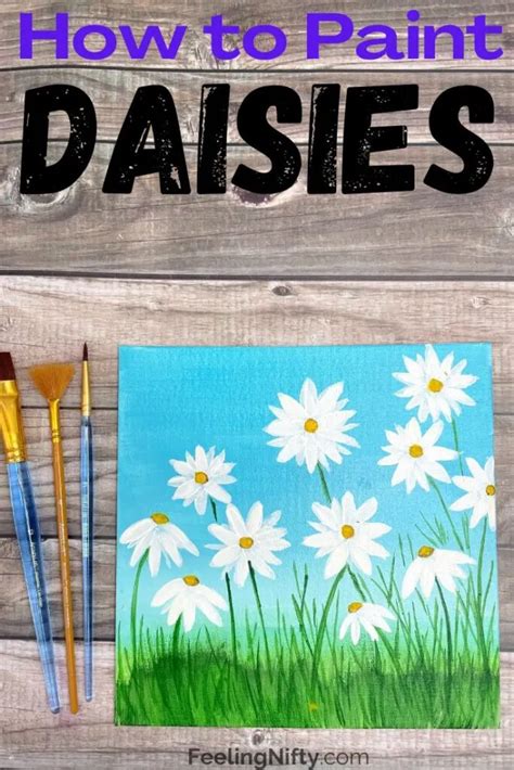 Simple Daisy Painting